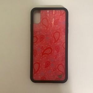 I phone XS max wild flower case